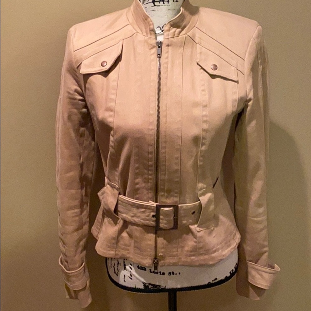Cache tan blazer jacket 4